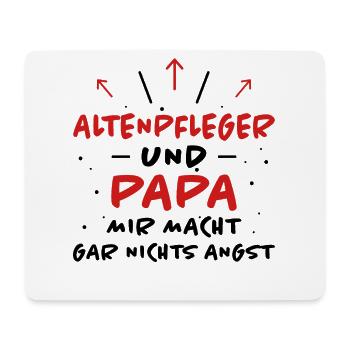 Altenpfleger Spruch Lustiges Altenpfleger Geschenk - Mousepad (Querformat) - Weiß - Vorne