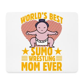 La meilleure maman de lutte de sumo au monde - Tapis de souris (format paysage) - blanc - Devant