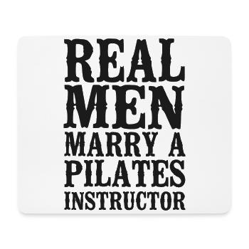 Pilates Instructor Teacher Husband - Mousepad (Querformat) - Weiß - Vorne