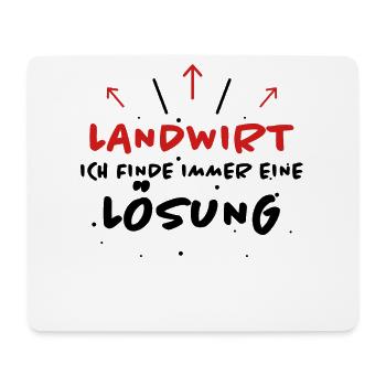 Landwirt Spruch Traktor Lustiges Landwirt Geschenk - Mousepad (Querformat) - Weiß - Vorne
