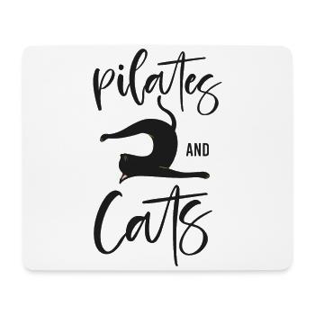 Pilates Instructor Teacher Cat - Mousepad (Querformat) - Weiß - Vorne