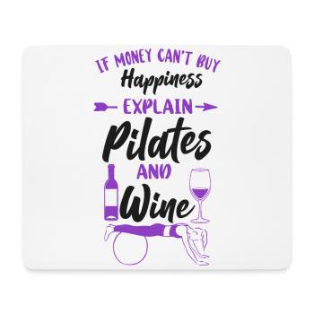 Pilates Instructor Teacher Wine If - Mousepad (Querformat) - Weiß - Vorne