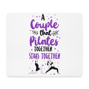 Pilates Instructor Teacher Couple - Mousepad (Querformat) - Weiß - Vorne