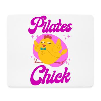 Instructeur de Pilates Professeur de poulet - Tapis de souris (format paysage) - blanc - Devant