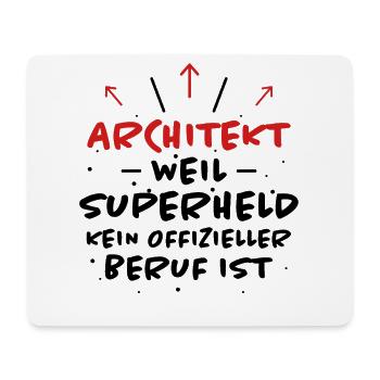 Architekt Spruch Architektur Architekt Geschenk - Mousepad (Querformat) - Weiß - Vorne