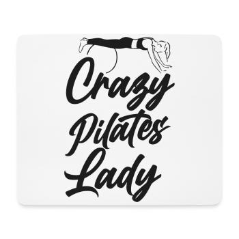 Pilates Instructor Teacher Crazy - Mousepad (Querformat) - Weiß - Vorne
