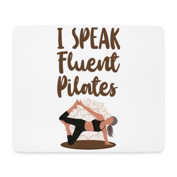 Instructeur de Pilates Professeur Je parle - Tapis de souris (format paysage) - blanc - Devant