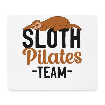Pilates Instructor Teacher Sloth - Mousepad (Querformat) - Weiß - Vorne