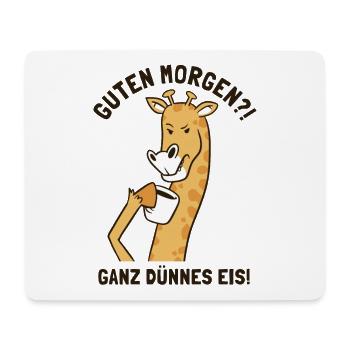 Guten Morgen Ganz Dünnes Eis African Giraffidae - Mouse Pad (horizontal) - white - Front
