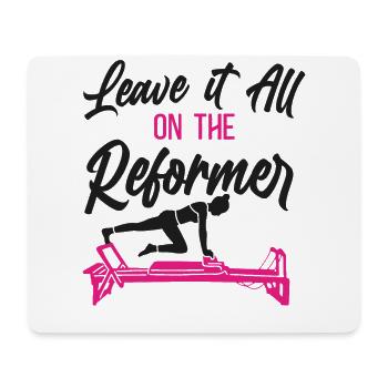 Pilates Instructor Teacher Leave - Mousepad (Querformat) - Weiß - Vorne