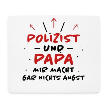 Polizist Spruch Polizei Lustiges Polizist Geschenk - Mousepad (Querformat) - Weiß - Vorne