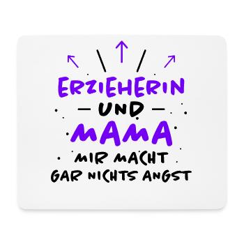 Erzieherin Spruch Job Lustiges Erzieherin Geschenk - Mousepad (Querformat) - Weiß - Vorne