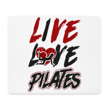 Instructeur de Pilates Professeur en direct - Tapis de souris (format paysage) - blanc - Devant