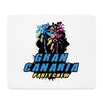 Gran Canaria Party Crew Urlaub Spruch - Mousepad (Querformat) - Weiß - Vorne