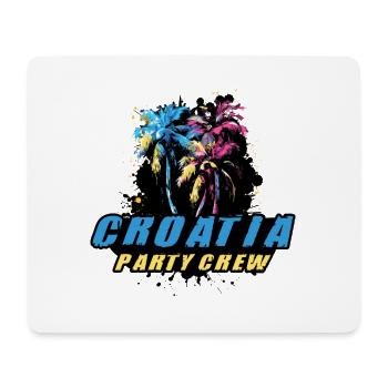 Croatia Party Crew Holiday Saying - Mouse Pad (horizontal) - white - Front
