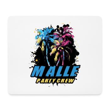 Malle Party Crew Dicton De Vacances - Tapis de souris (format paysage) - blanc - Devant