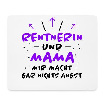 Rentnerin Spruch Ruhestand Oma Rentnerin Geschenk - Mousepad (Querformat) - Weiß - Vorne