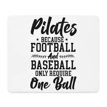 Pilates Instructor Teacher Pilates - Mousepad (Querformat) - Weiß - Vorne