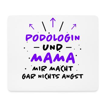 Podologin Spruch Fußpflegerin Podologin Geschenk - Mousepad (Querformat) - Weiß - Vorne