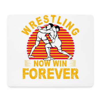 Wrestling Now gagne pour toujours - Tapis de souris (format paysage) - blanc - Devant