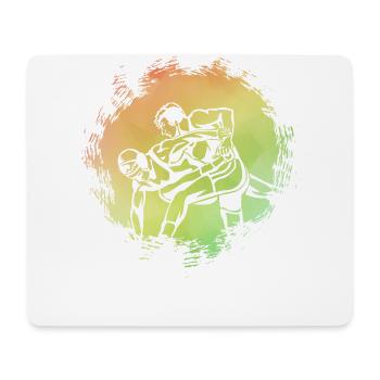 Ringen - Mousepad (Querformat) - Weiß - Vorne