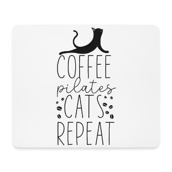 Pilates Instructor Teacher Coffee - Mouse Pad (horizontal) - white - Front