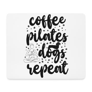 Pilates Instructor Teacher Coffee - Mouse Pad (horizontal) - white - Front