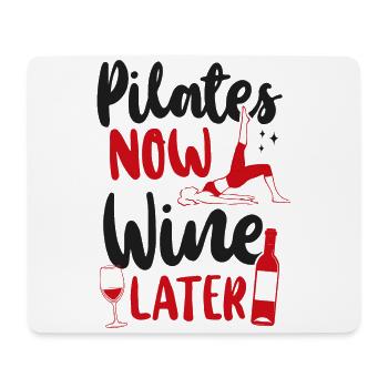 Instructeur de Pilates Professeur de vin - Tapis de souris (format paysage) - blanc - Devant