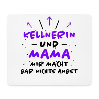Kellnerin Spruch Beruf Lustiges Kellnerin Geschenk - Mousepad (Querformat) - Weiß - Vorne