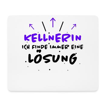Kellnerin Spruch Beruf Lustiges Kellnerin Geschenk - Mousepad (Querformat) - Weiß - Vorne