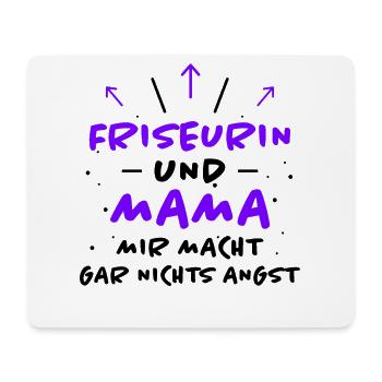 Friseurin Spruch Friseur Lustig Friseurin Geschenk - Mousepad (Querformat) - Weiß - Vorne
