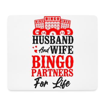 Bingo Player Husband Wife Marriage - Mousepad (Querformat) - Weiß - Vorne