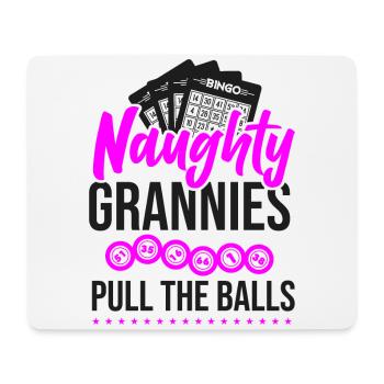 Bingo Player Grandma Naughty - Mousepad (Querformat) - Weiß - Vorne