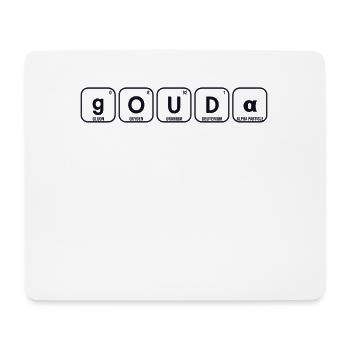 Gouda Tableau Périodique Des Eléments Maker Queso - Tapis de souris (format paysage) - blanc - Devant