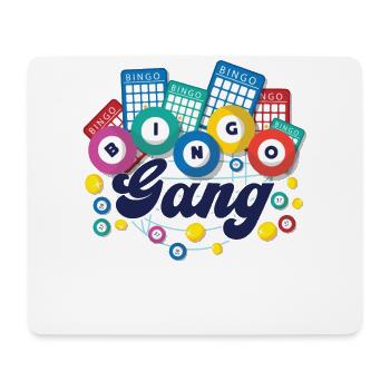 Joueur de bingo Bingo Gang - Tapis de souris (format paysage) - blanc - Devant