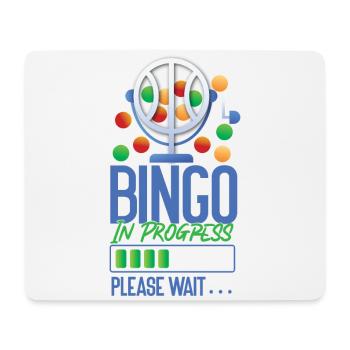 Bingo Joueur Bingo En cours - Tapis de souris (format paysage) - blanc - Devant