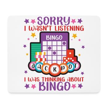 Bingo Player Sorry I Wasn't - Mouse Pad (horizontal) - white - Front