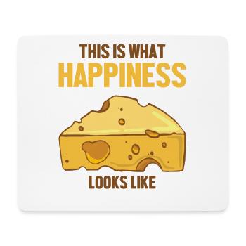 This Is What Happiness Looks Like Maker Queso - Mouse Pad (horizontal) - white - Front