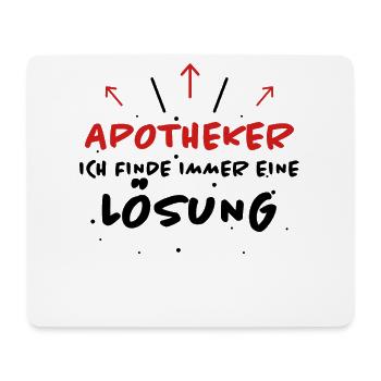 Apotheker Spruch Beruf Lustiges Apotheker Geschenk - Mousepad (Querformat) - Weiß - Vorne