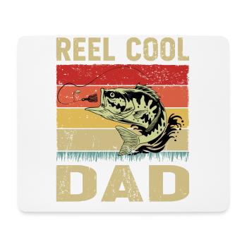 Moulinet Cool Dad - Tapis de souris (format paysage) - blanc - Devant