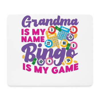 Bingo Player Grandma Grandma Is My - Mousepad (Querformat) - Weiß - Vorne