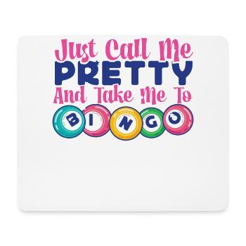 Bingo Player Girl Just Call Me - Mousepad (Querformat) - Weiß - Vorne