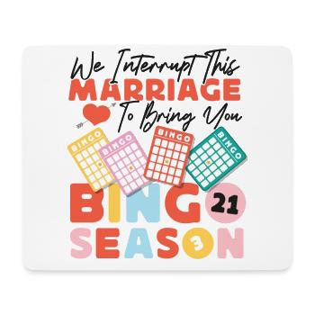 Bingo Player Husband Wife Marriage - Mousepad (Querformat) - Weiß - Vorne