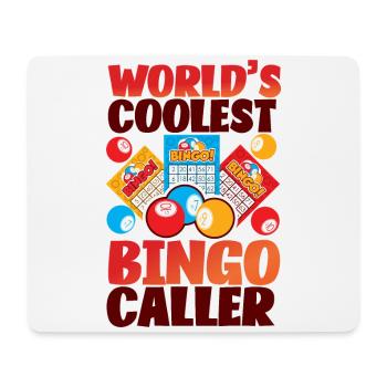 Bingo Player World's Coolest Bingo - Mouse Pad (horizontal) - white - Front