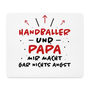 Handball Spruch Sport Lustiges Handballer Geschenk - Mousepad (Querformat) - Weiß - Vorne