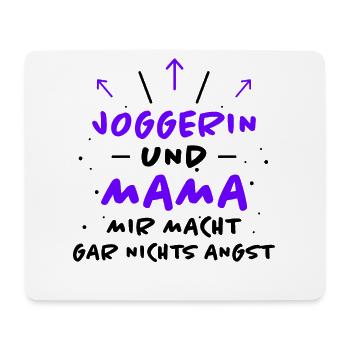 Joggerin Spruch Laufen Joggen Joggerin Geschenk - Mousepad (Querformat) - Weiß - Vorne
