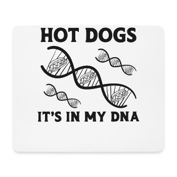 Hot Dog Hot-dogs pour adultes C’est dans mon - Tapis de souris (format paysage) - blanc - Devant