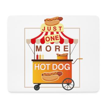 Hot Dog Adult Just One More Hot - Mousepad (Querformat) - Weiß - Vorne