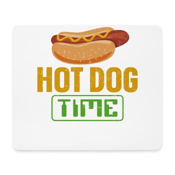 Hot Dog Adult Hot Dog Time - Mousepad (Querformat) - Weiß - Vorne