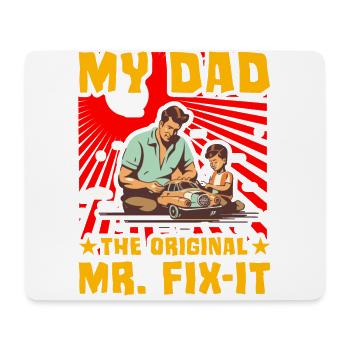 Mein Vater, der ursprüngliche Mr. Fix-it - Mousepad (Querformat) - Weiß - Vorne